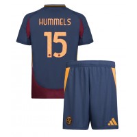 Camiseta AS Roma Mats Hummels #15 Tercera Equipación Replica 2024-25 para niños mangas cortas (+ Pantalones cortos)